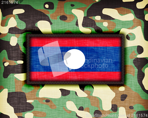 Image of Amy camouflage uniform, Laos