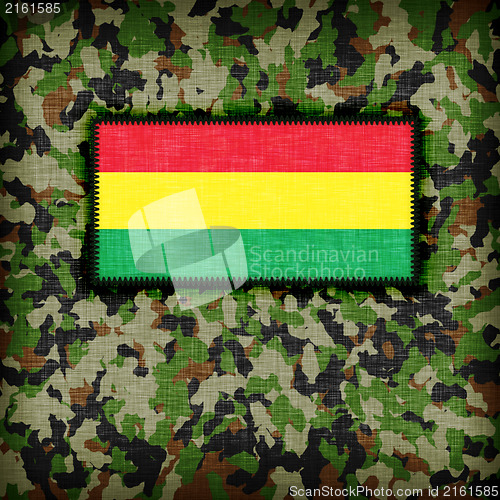 Image of Amy camouflage uniform, Bolivia