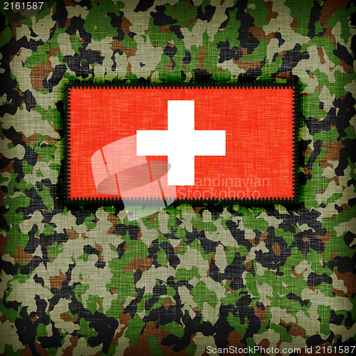 Image of Amy camouflage uniform, Switzerland