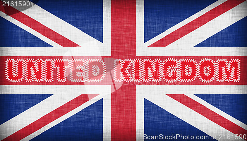 Image of Flag of the UK isolated