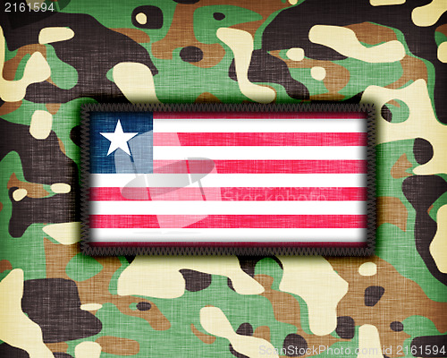 Image of Amy camouflage uniform, Liberia