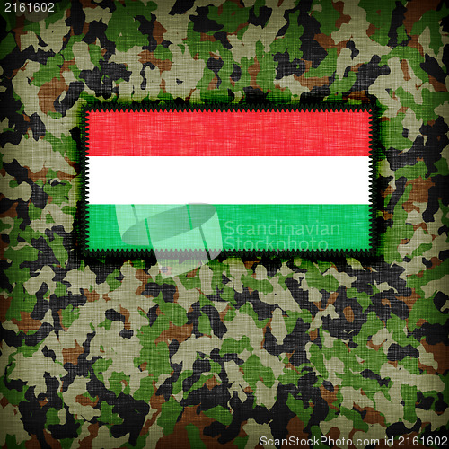 Image of Amy camouflage uniform, Hungary