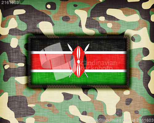 Image of Amy camouflage uniform, Kenya