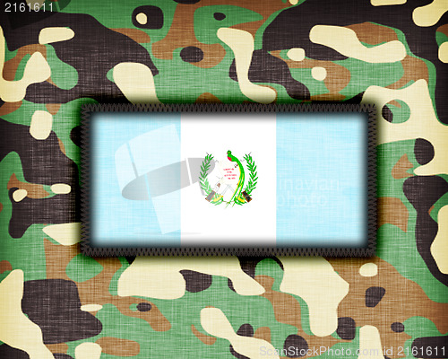 Image of Amy camouflage uniform, Guatemala