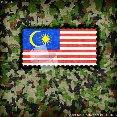 Image of Amy camouflage uniform, Malaysia