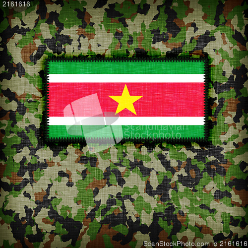 Image of Amy camouflage uniform, Suriname