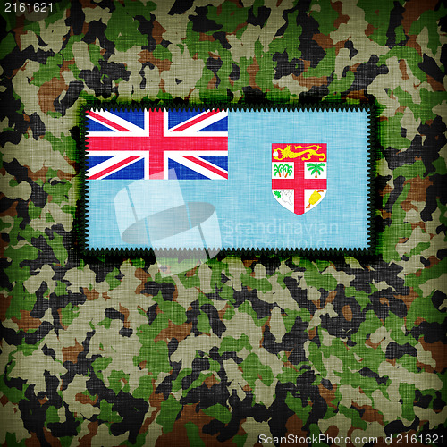 Image of Amy camouflage uniform, Fiji