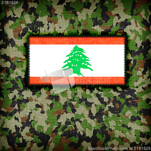 Image of Amy camouflage uniform, Lebanon