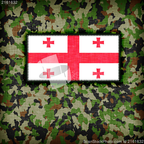 Image of Amy camouflage uniform, Georgia