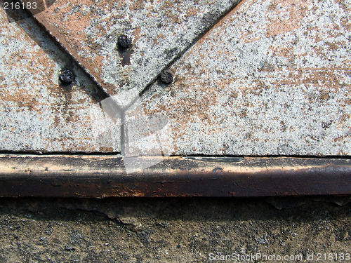 Image of Old construction industrial detail