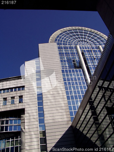 Image of European parliament in Brussels
