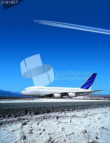 Image of airport in winter time