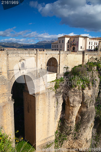 Image of Very famous bridge in Ronda 