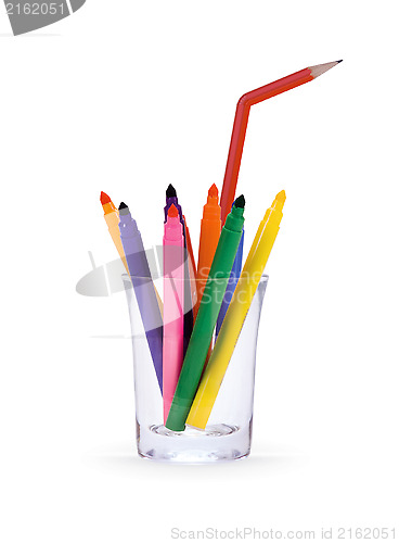 Image of creative cocktail with clipping path