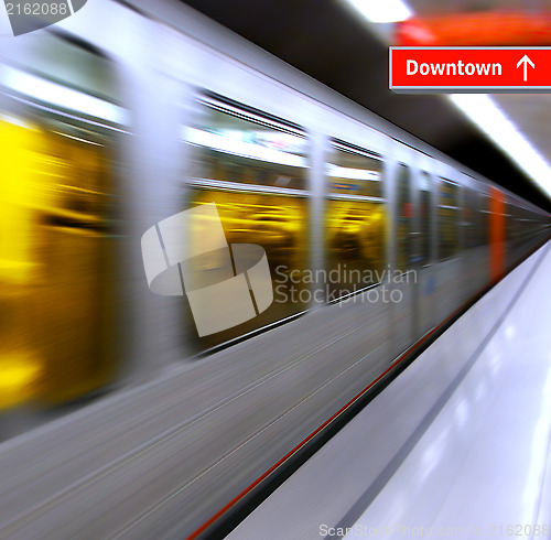 Image of high-speed train