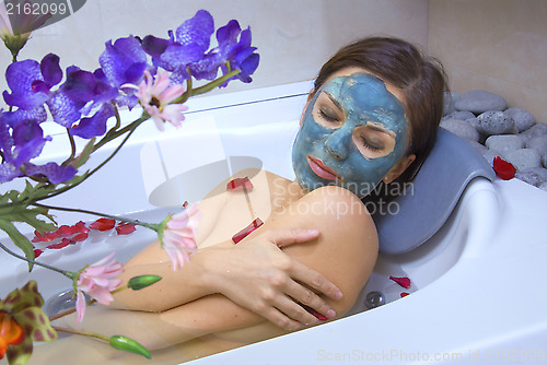 Image of woman in spa salon