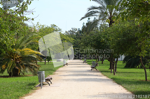 Image of Turia Gardens in Valencia, Spain