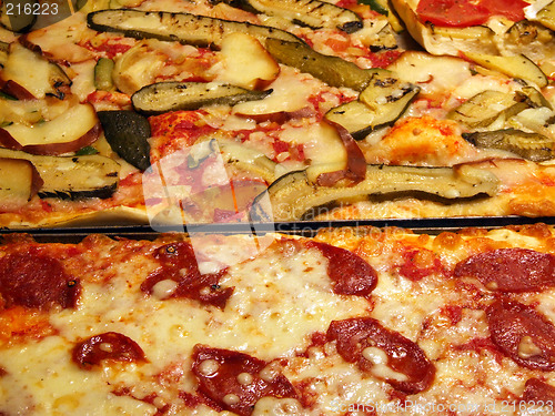Image of Delicious pizza Italian meal