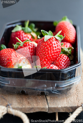 Image of Fresh whole strawberries