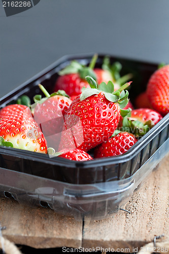 Image of Fresh whole strawberries