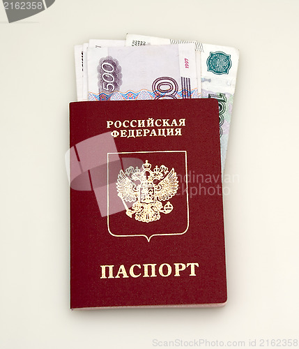Image of Passport and money