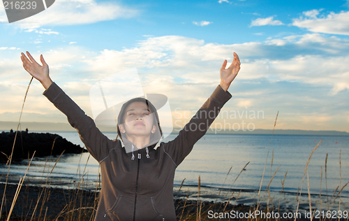 Image of Praying girl