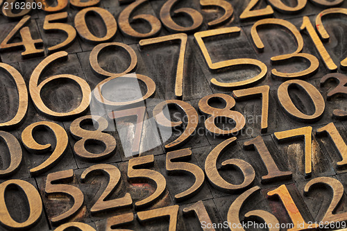 Image of number abstract