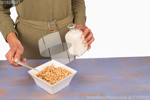 Image of Puffed rice breakfast