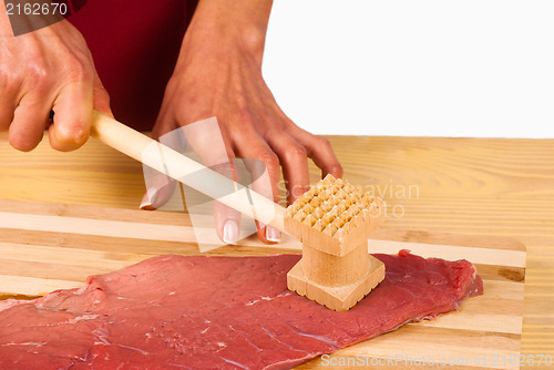 Image of Tenderizing a steak