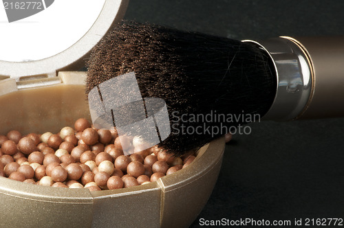 Image of Make up Brush and pearls