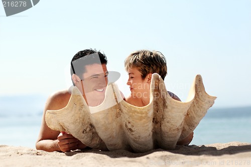 Image of Couple on the beach