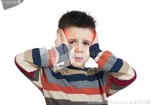 Image of Child have headache