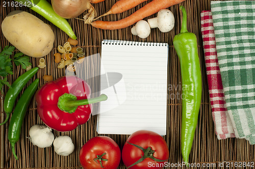 Image of Notebook to write recipes