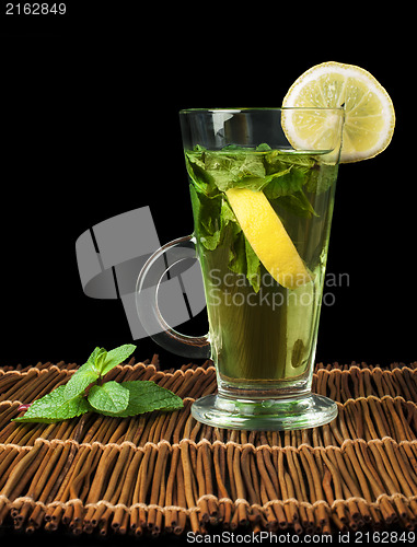 Image of Cup of mint tea