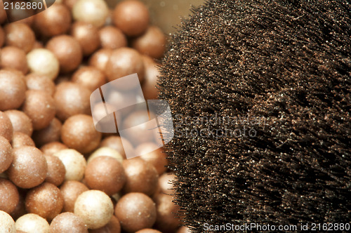 Image of Make up Brush and pearls