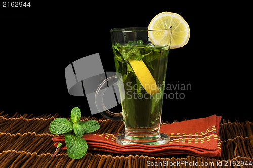 Image of Cup of mint tea