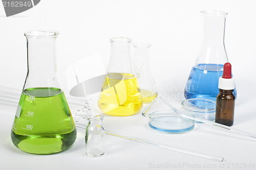 Image of Laboratory glassware equipment