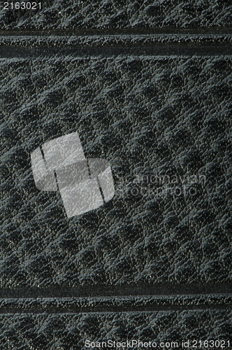 Image of Old vintage black leather background