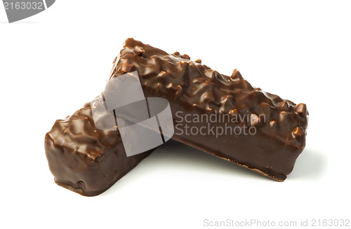 Image of Small waffles with chocolate