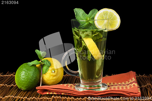 Image of Cup of mint tea