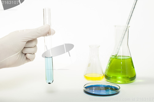 Image of Laboratory glassware equipment