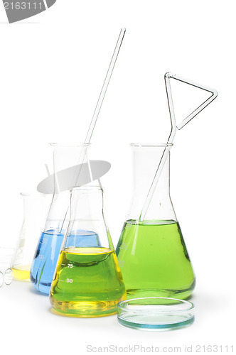 Image of Laboratory glassware equipment