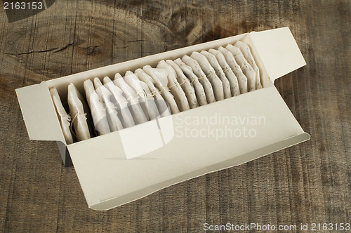 Image of Box with tea bags