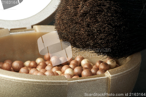 Image of Make up Brush and pearls