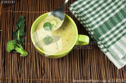 Image of Green Cream broccoli soup