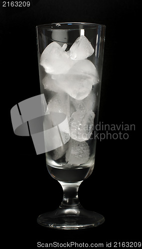 Image of Glass filled with ice