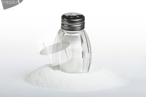 Image of Salt on black background