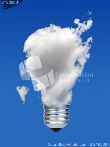 Image of Lamp made ??of clouds