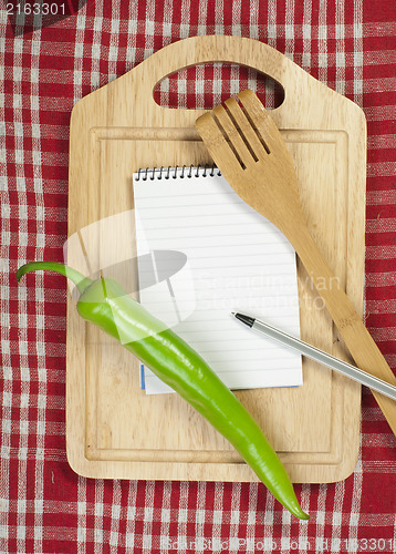 Image of Notebook to write recipes