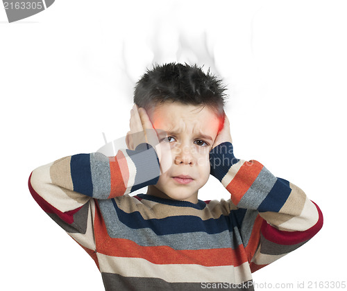 Image of Child have headache